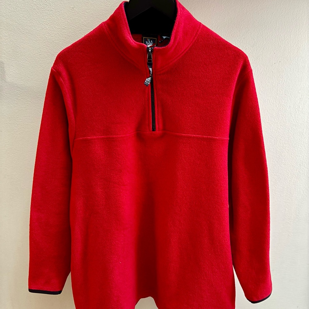 JCPenney 1996 Team USA Atlanta Olympics VTG red fleece quarter-zip sweater XL